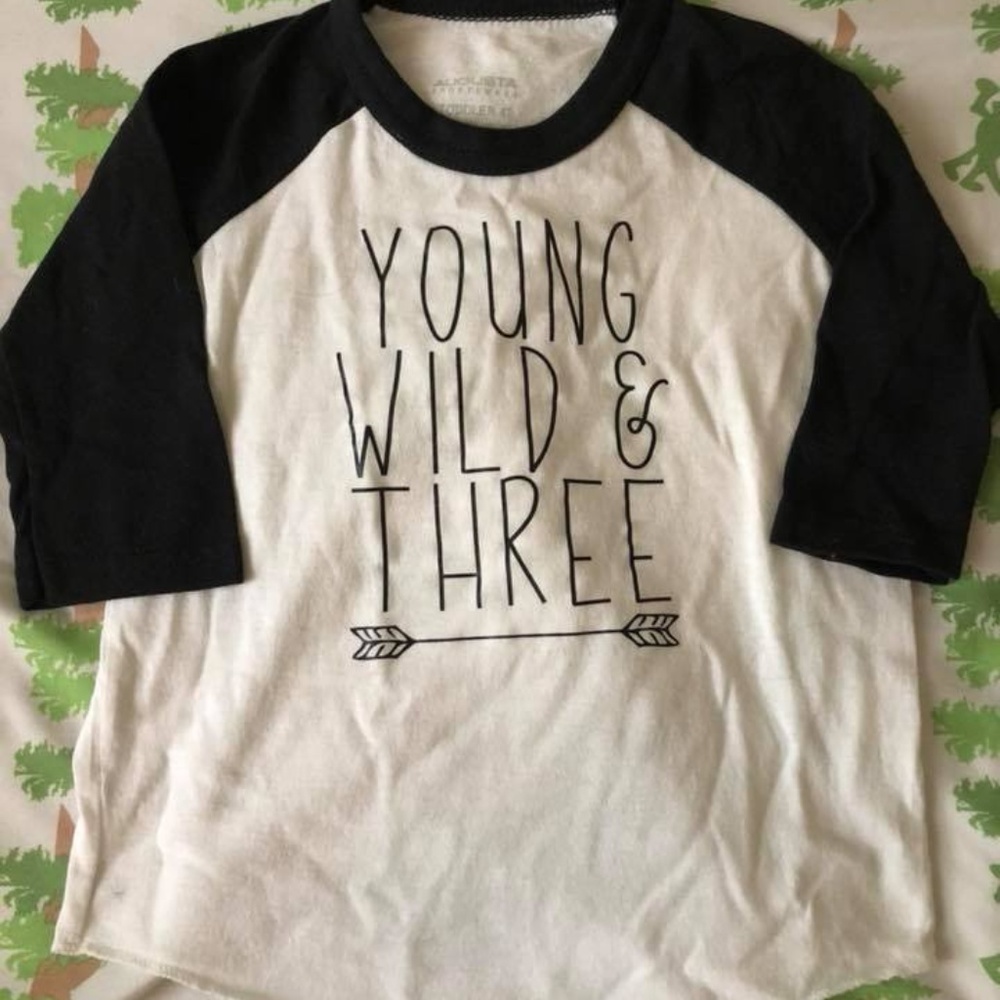 three yr old birthday shirt